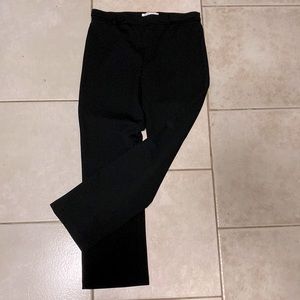 Black slacks with detail on waist